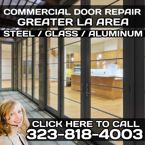 Commercial aluminum & glass entry doors